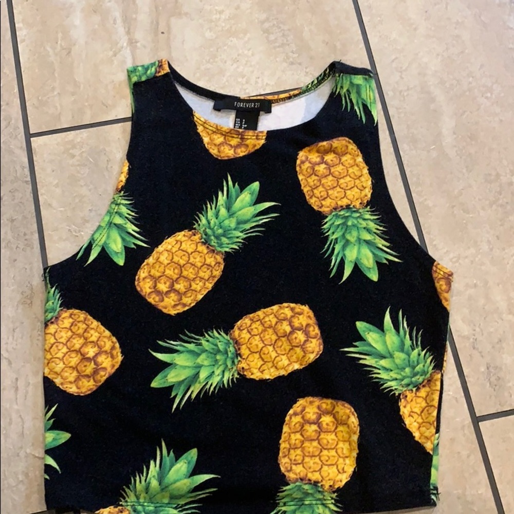 Pineapple crop top